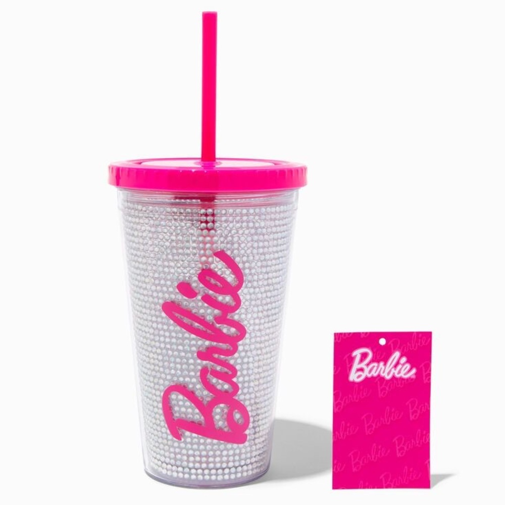 🩷Barbie x Claire’s Rhinestone Tumbler🩷
